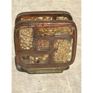 Vintage Mid Century Acrylic Lucite Napkin/Mail Holder Retro Kitchen Decor